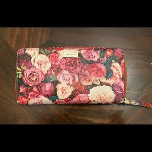 Kate Spade Continental ZIP wallet Roses